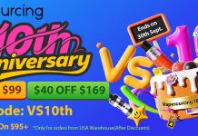 Vapesourcing 10th Anniversary Sale – Ends Soon vapesourcing 10th anniversary