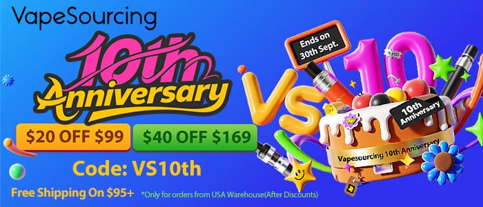 vapesourcing 10th anniversary