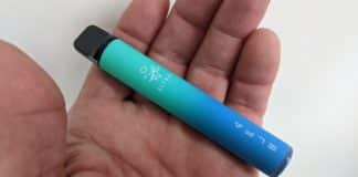 Elf Bar ELFA Prefilled Pod Kit Review – The Sustainable Idea Of No Wasted Battery Elf Bar ELFA pod kit hand check image