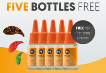 Vape Deal: 5 FREE E-liquid Samples From MIST free-mist-e-liquid