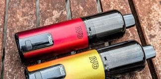 IVG XL35 Review- IVG’s Biggest Ever Big Puff Device! ivg xl35 vape side view