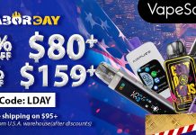 Vape Deal! Labor Day Vape Sale – Vapesourcing – Upto 22% Off labor day sale